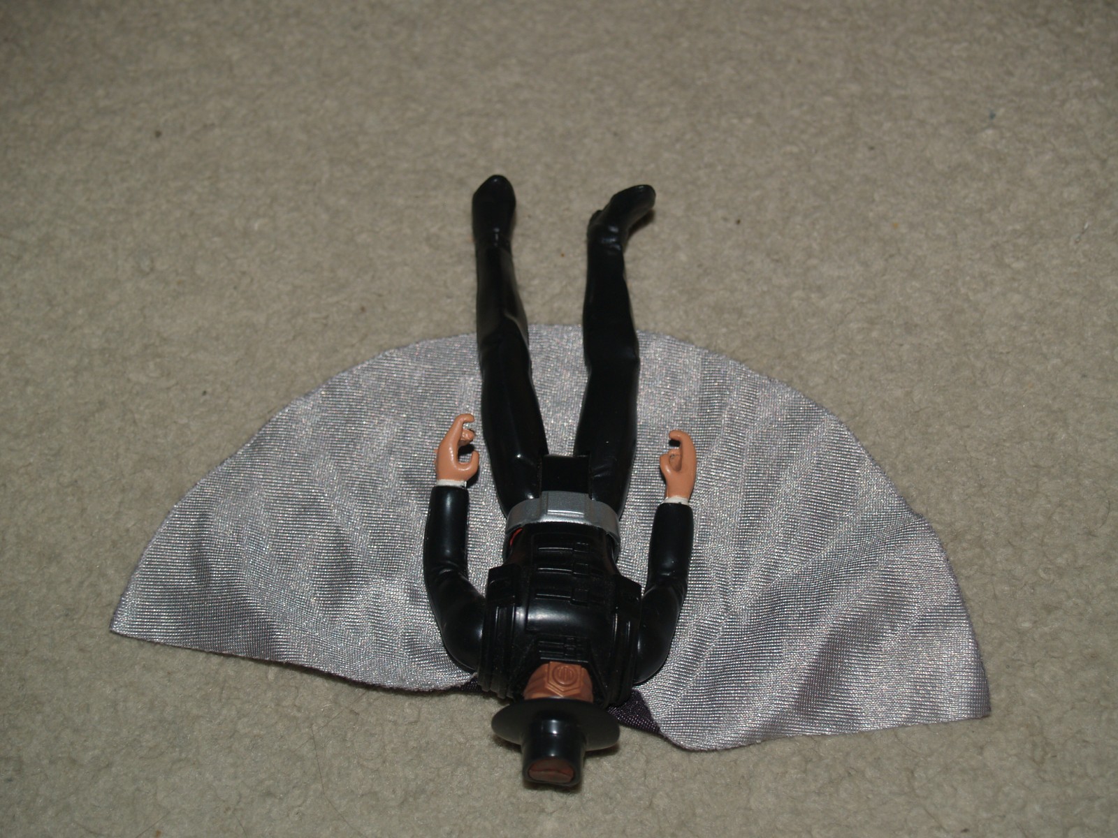 The Shadow Transforming Lamont Cranston Snap On Armor & Cape Figure 1994 Kenner