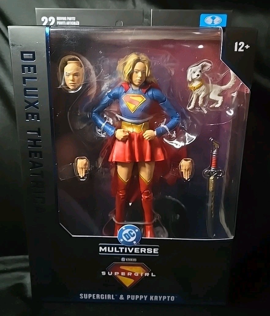 McFarlane Toys Supergirl & Puppy Krypto DC Multiverse Deluxe Theatrical Edition