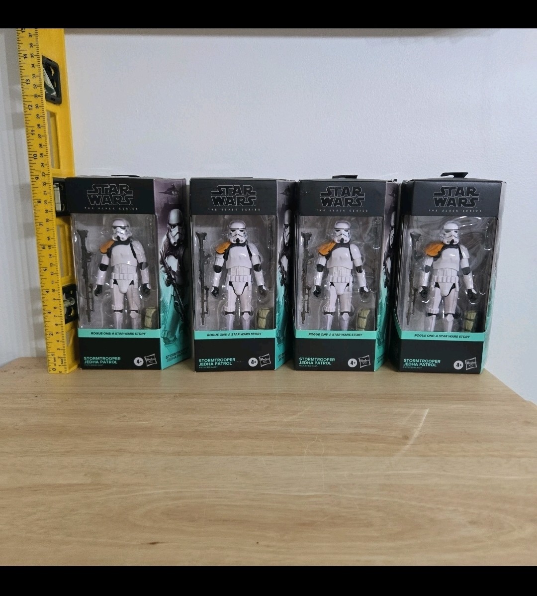 (4) Star Wars The Black Series Stormtrooper Jedha Patrol 6-Inch-Scale Rogue Lot