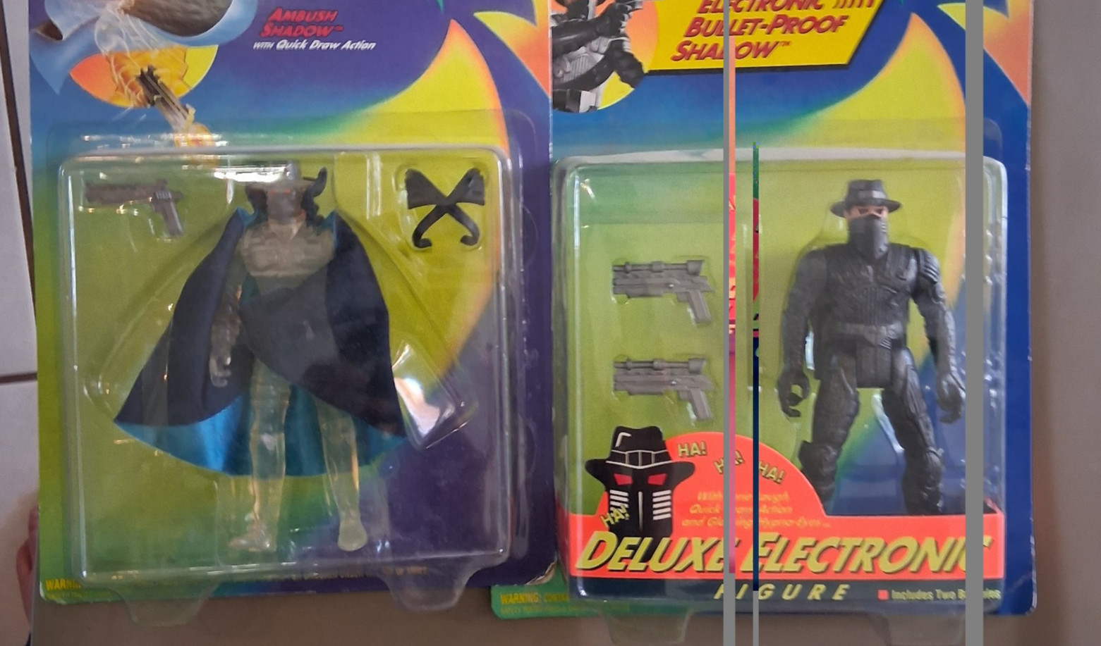 The SHADOW DELUXE Shadow AMBUSH Shadow action figure lot moc kenner 1994