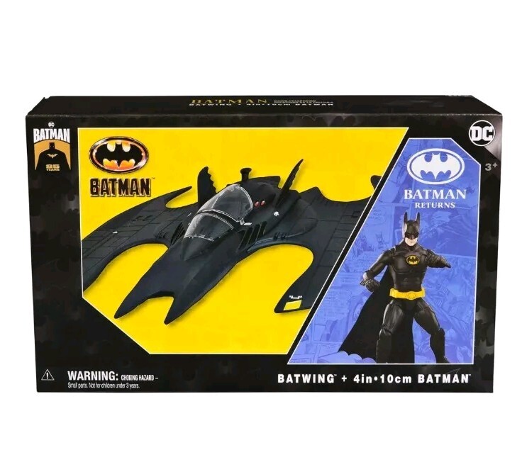 Spin Master DC Batman Returns 4&Prime; Figure & Batwing 85 Years Keaton Limited Editio