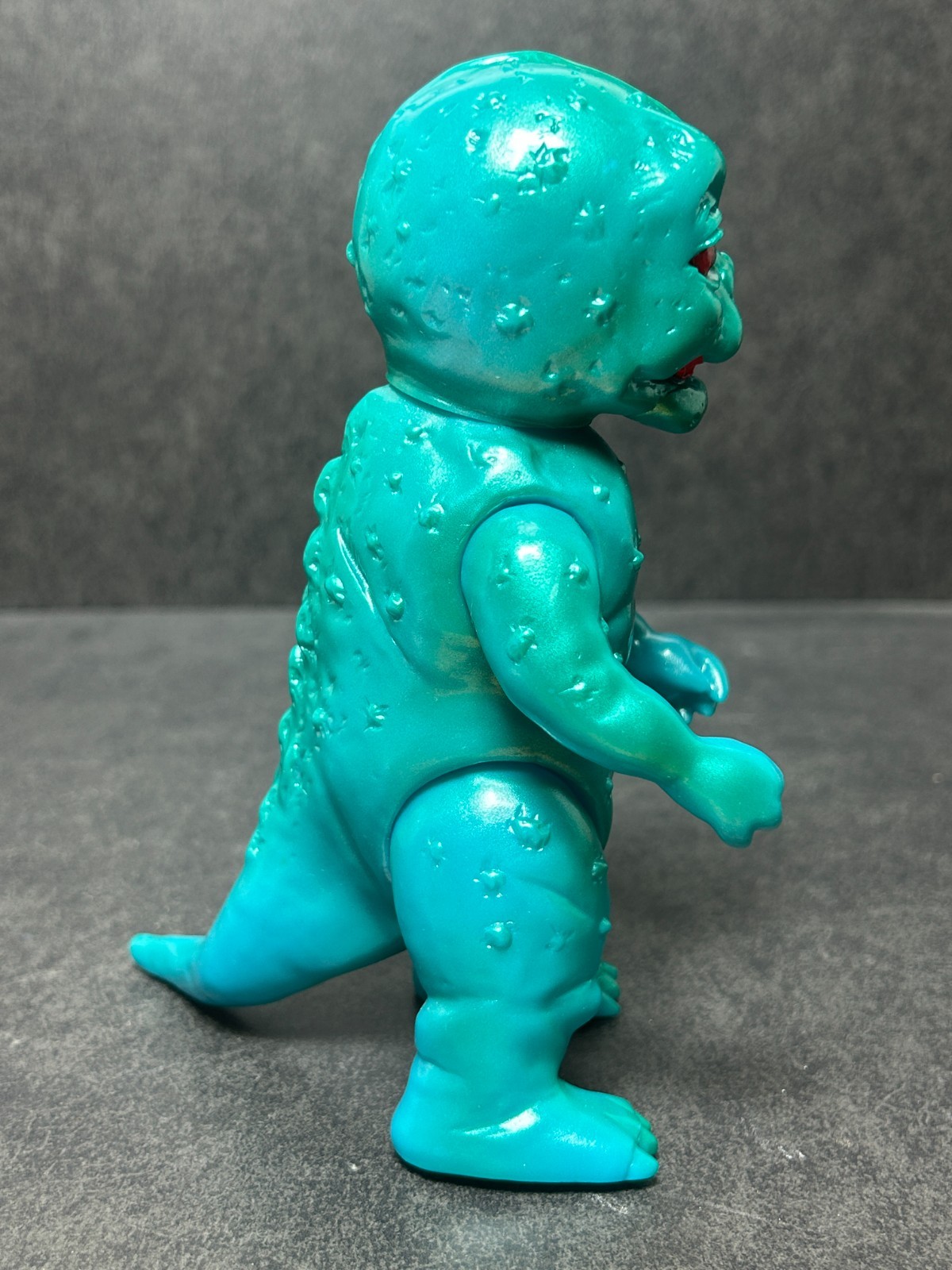 Marusan Minilla Metallic Sofubi 6.6&Prime; Soft Vinyl Figure Godzilla w/ Header & Bag