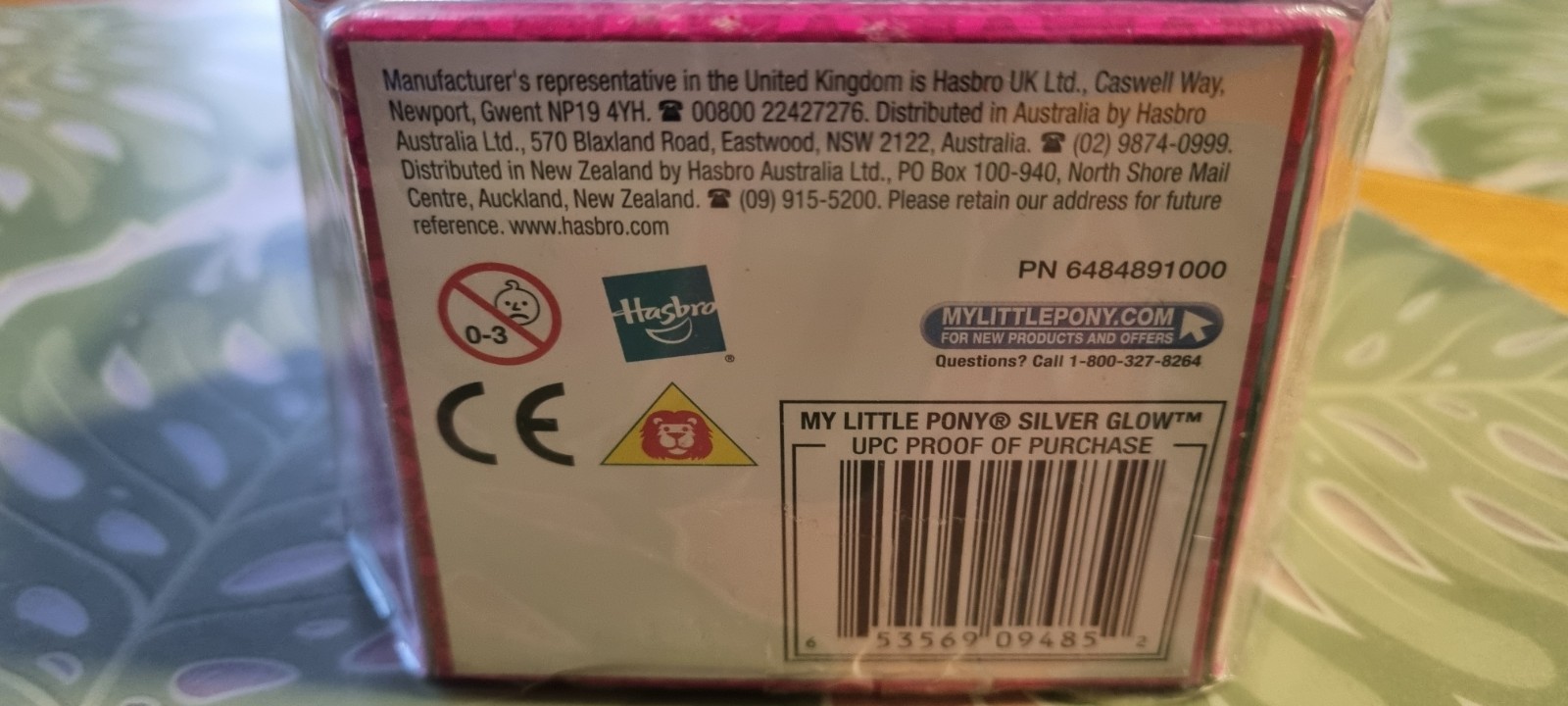 My Little Pony G3 Silver Glow Pegasus Crystal Princess Wings 2005 Sealed dmg box