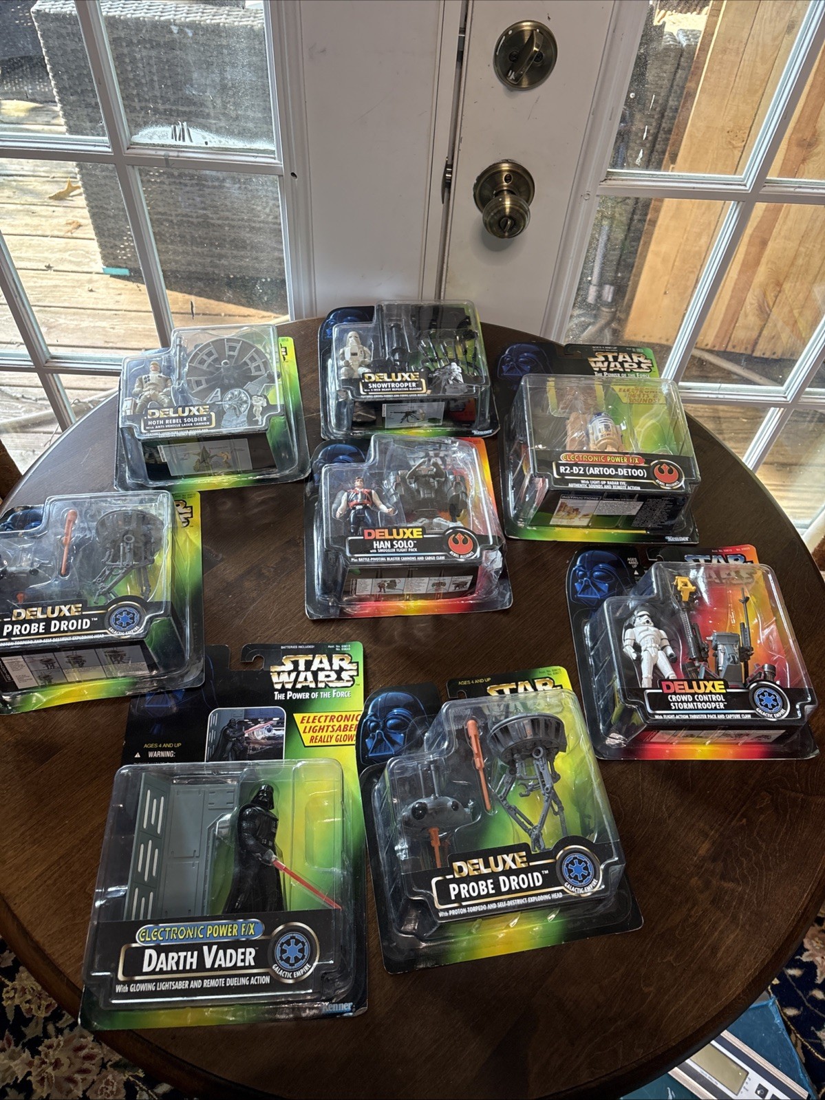 Lot Of 8 Star Wars, Deluxe Action Figure Sets New In Box. NOS Read Plz