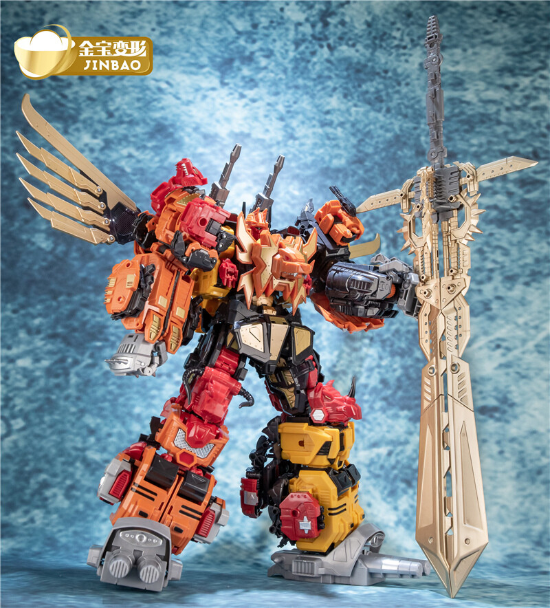 JINBAO Predaking 5in1 MMC Feral Rex Figure Oversized NEW Ver Upgrade Kits