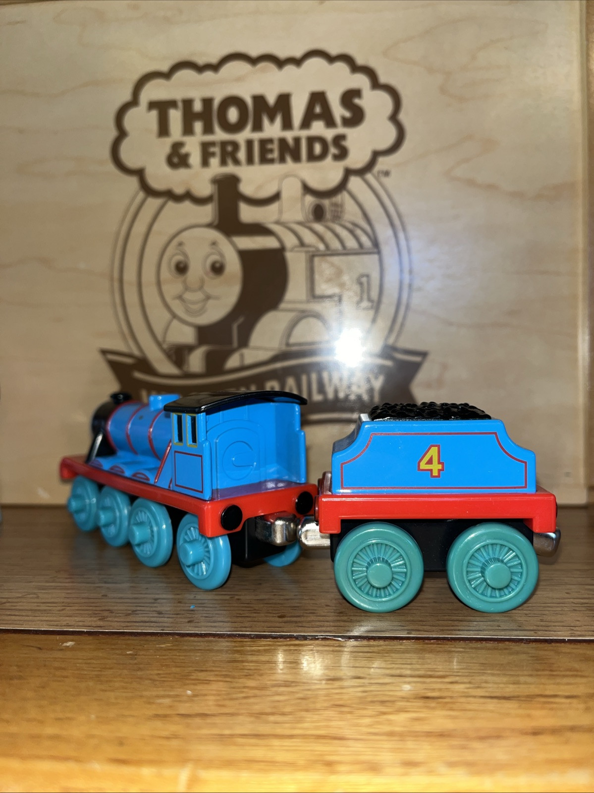 GORDON ! INTERACTIVE RAILWAY THOMAS FRIENDS TRAIN ! DIECAST FOR WOODEN RAILWAY