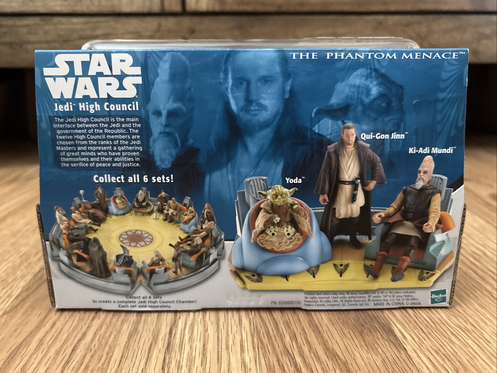 Star Wars Phantom Menace Jedi High Council Scene 1 Yoda Qui-Gon Jinn Mundi NEW