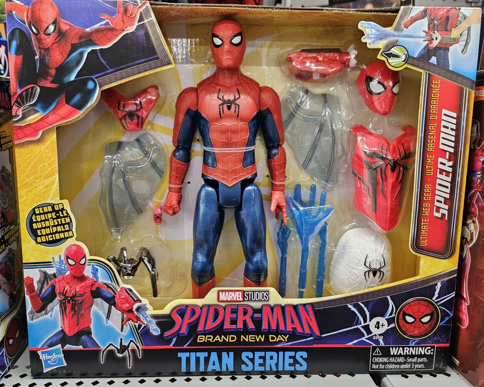 Marvel Spider-Man Brand New Day Titan Series Ultimate Web Gear Action Figure2026