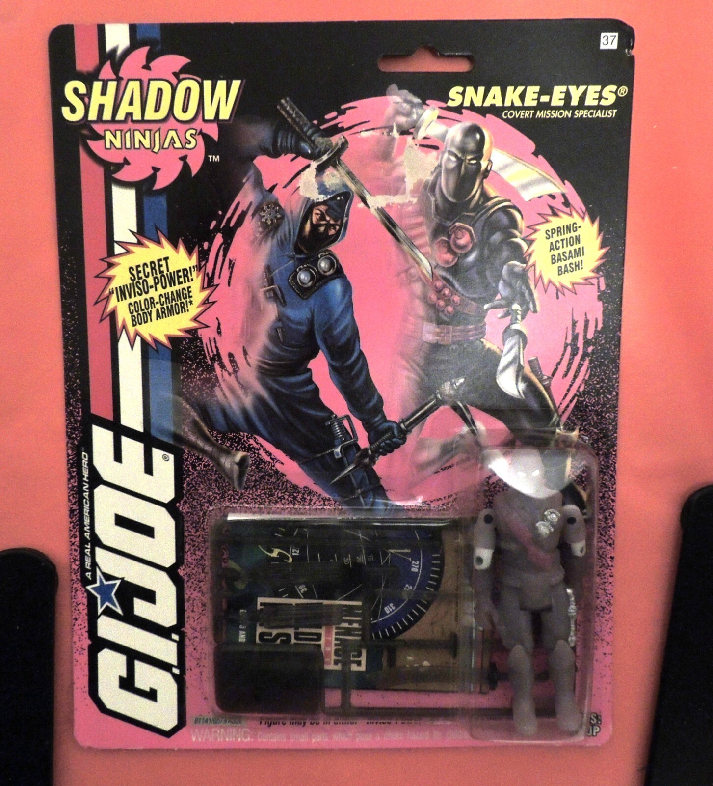 G I Joe 3 3/4 in. Snake Eyes Shadow Ninjas