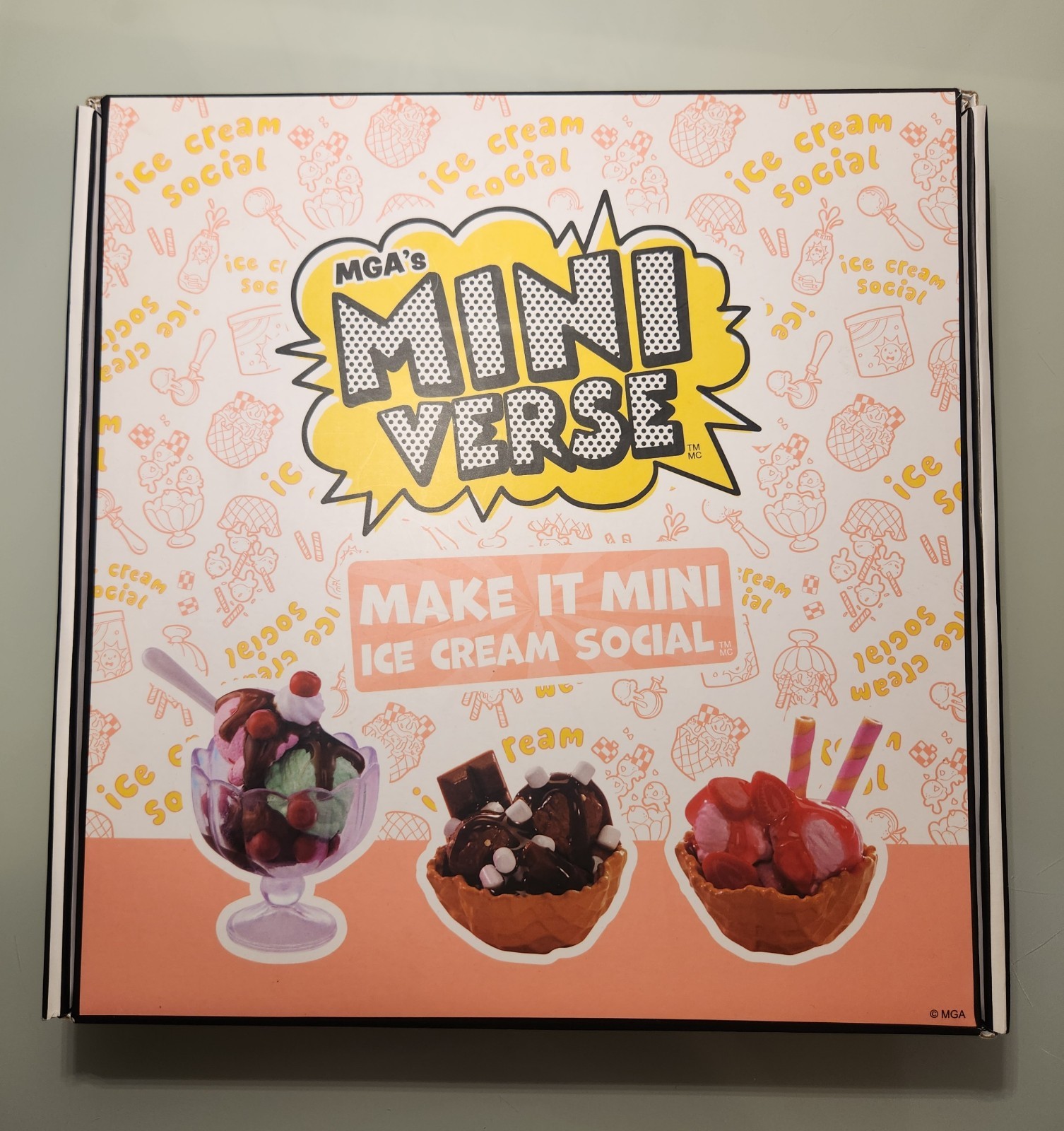 MGA&rsquo;s Miniverse Make It Mini Food/Ice Cream Social Brand NEW