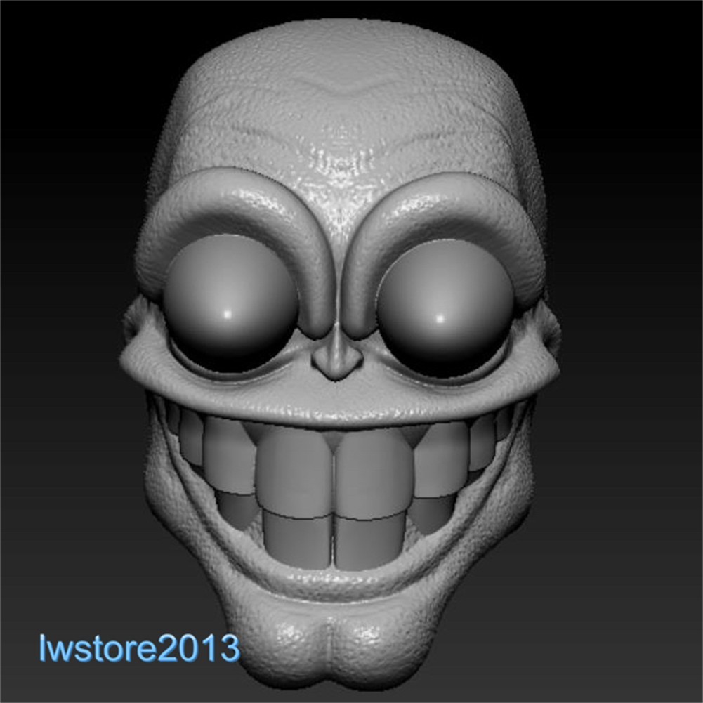 1/6 1/12 1/18 The Mask Man Head Sculpt For 12&Prime; 6&Prime; 3.75&Prime; Male Action Figure Body