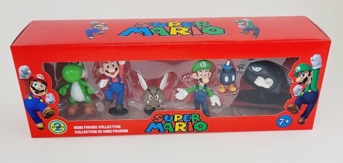 Super Mario Bros Juguetes De Coleccion Yoshi/Mario/Luigi/Goomba/Bullet Bill…