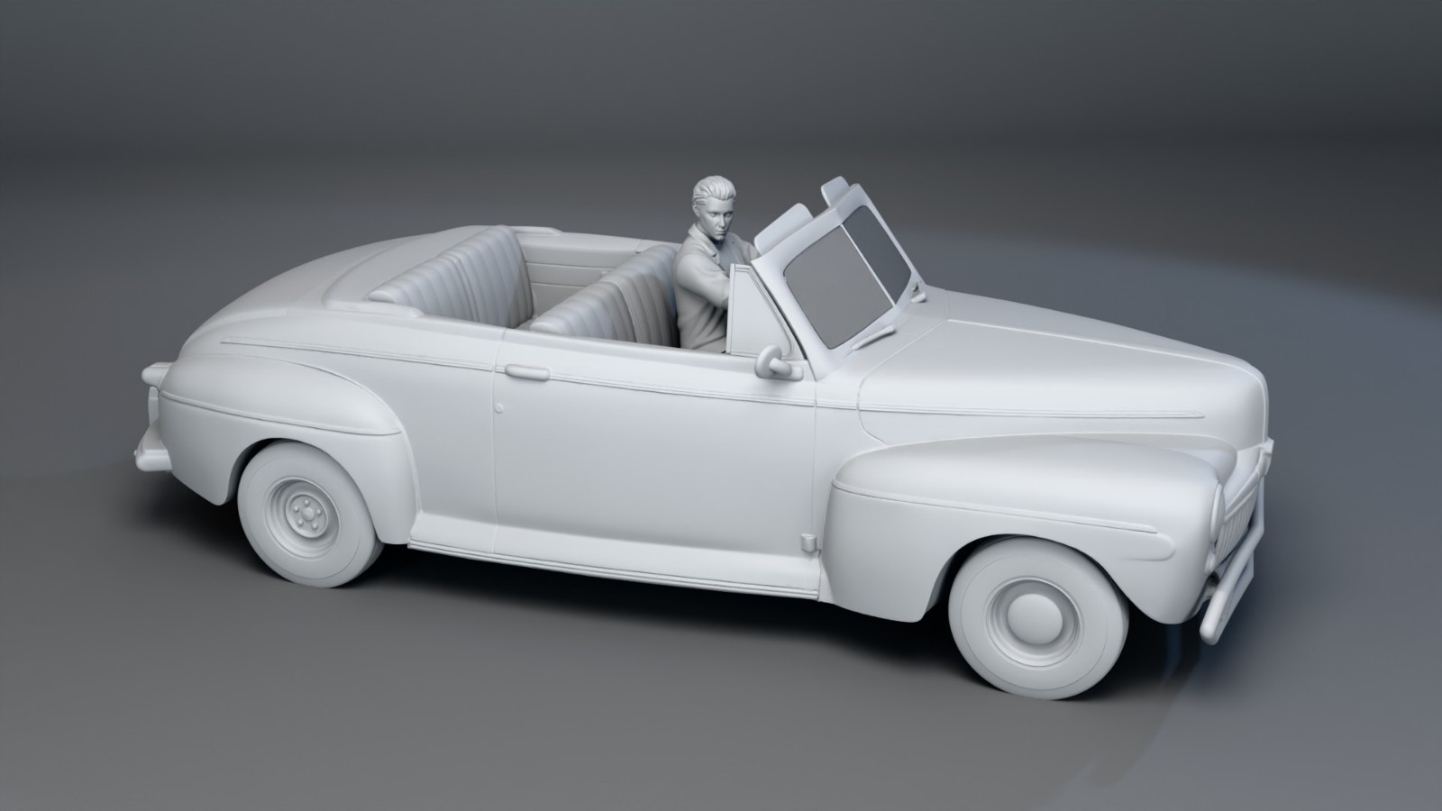 Grease Lightning Hellcat Crater Face Danny Cha-Cha 1:24 3D Printed 5 Figure Set