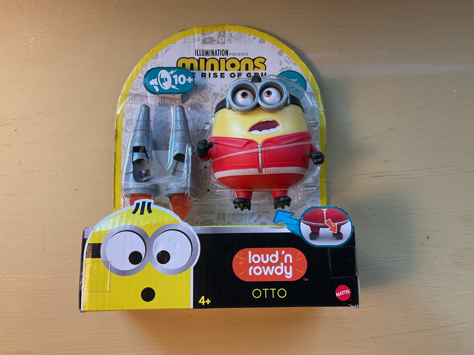Minions Loud &lsquo;n Rowdy Otto Action Figure Despicable Me The Rise of Gru Kids Toy