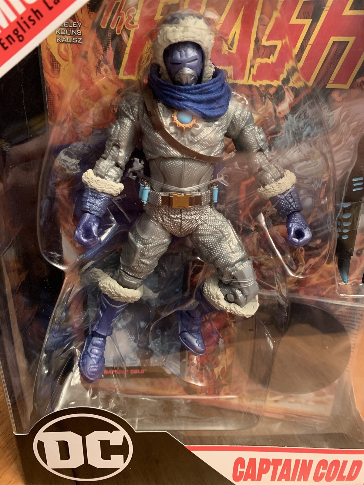 McFarlane Toys DC Direct Gold Label Collection Captain Cold Metallic Paint Page