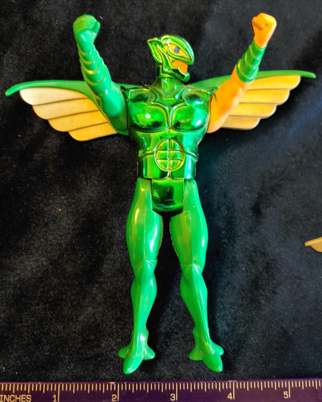Vintage 1986 Kenner Silverhawks Flashback Figure Complete w/ Backlash Bird