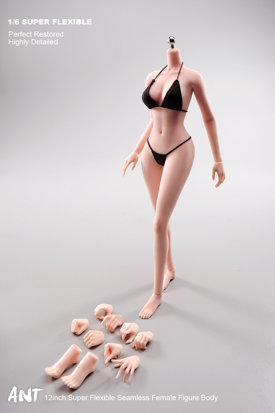 1/6 Copper Suntan/Pale/Tan Large Bust Makeup Seamless Body Fit 12 »Female Figure