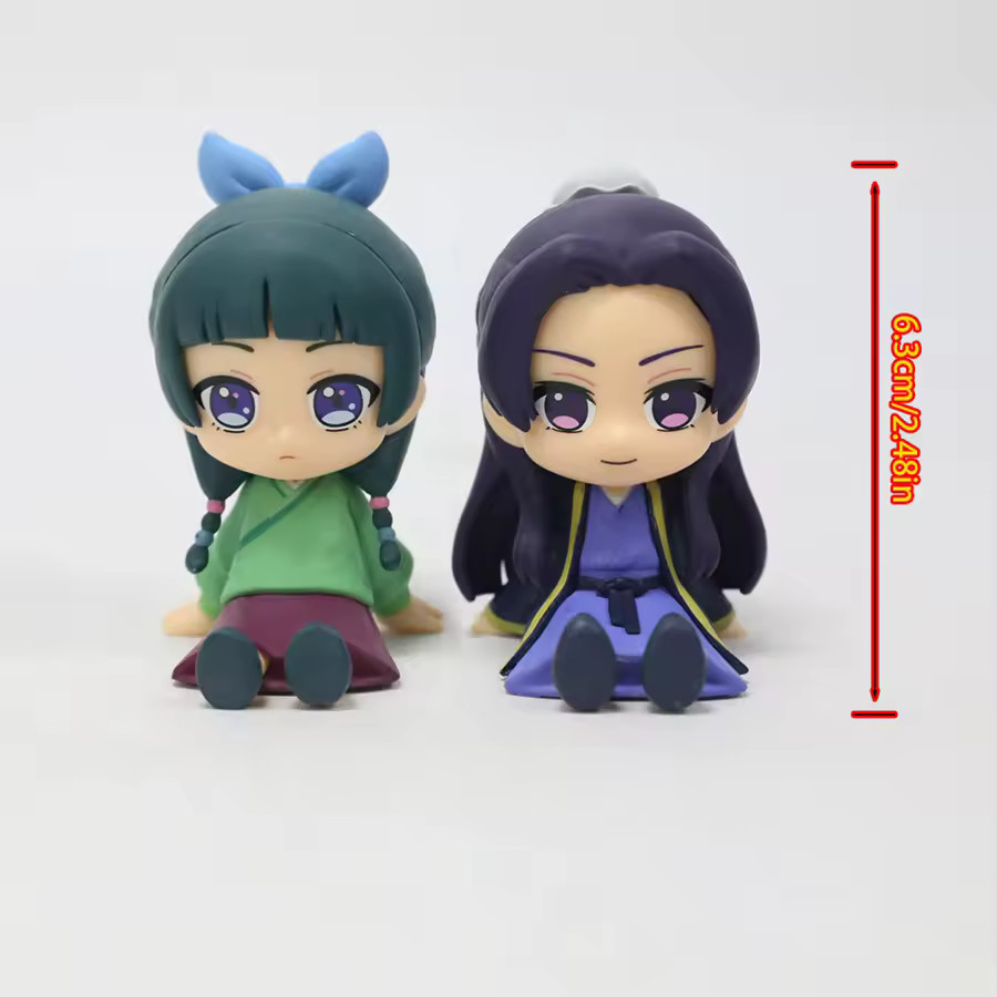 6.3cm 2PCS Kusuriya no Hitorigoto Anime Figure Garden Party Action Figure