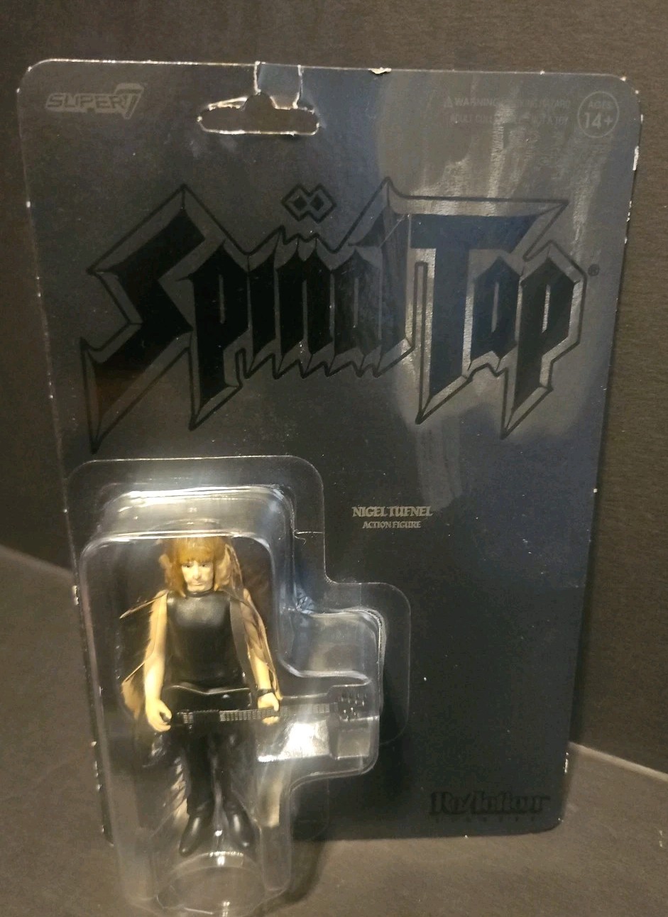 Spinal Tap Nigel Tufnel (None More Black) Reaction Figures Wave 2