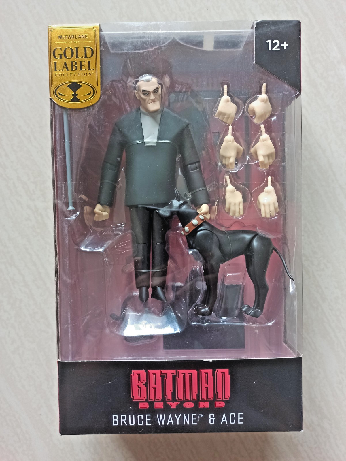 McFarlane Toys Batman Beyond Bruce Wayne & Ace Gold Label