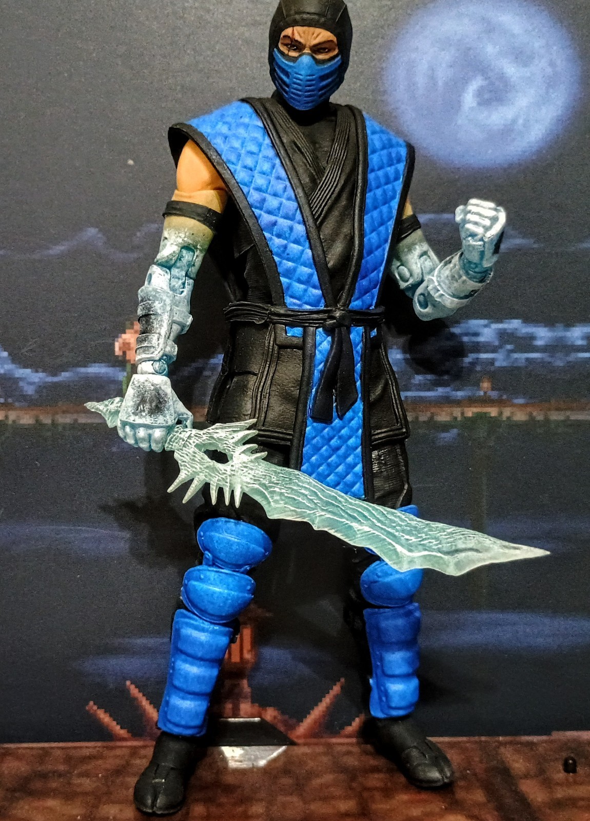 Custom Mcfarlane Mortal Kombat Klassic Kuai Liang Sub-Zero
