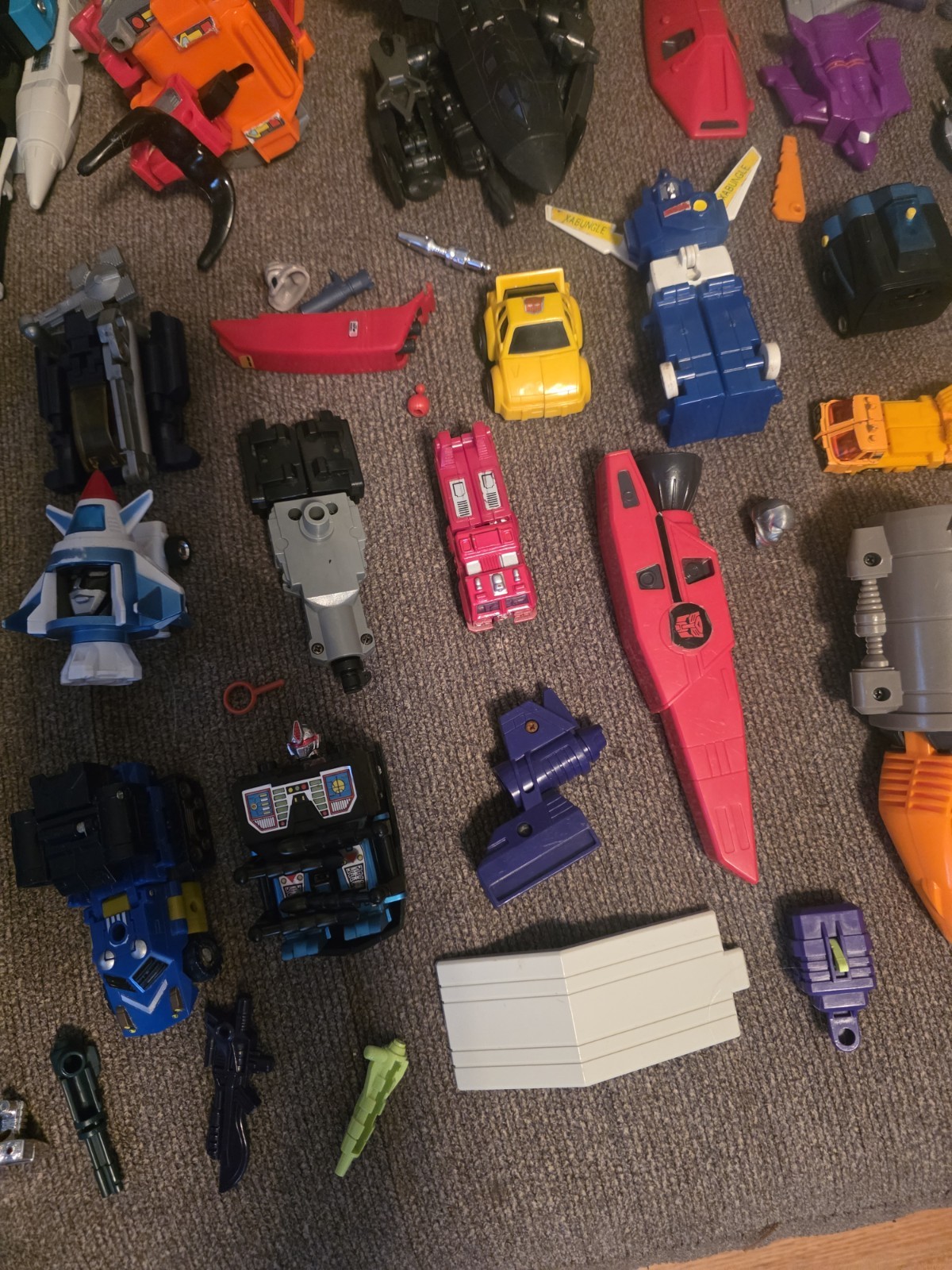 Vintage Transformers Lot Pieces And Weapons None Are Complete NO RETURNS