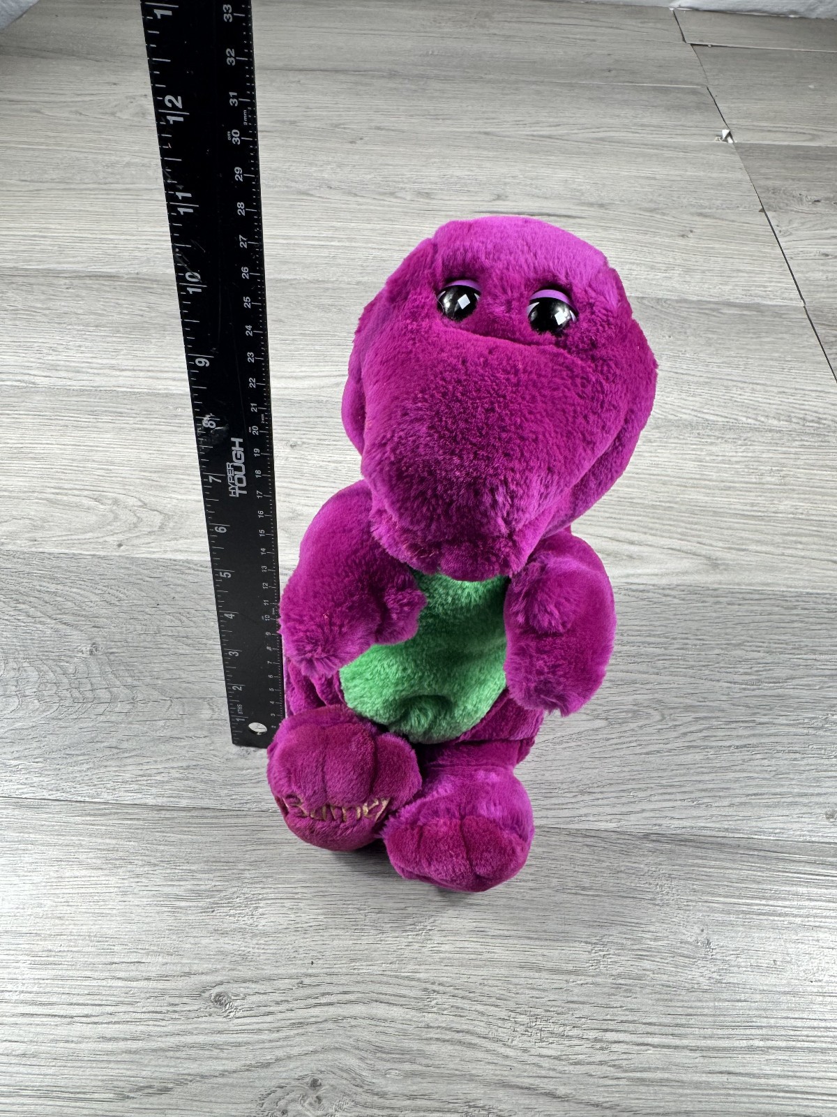 Barney Plush Vintage The Lyons Group 1992 Stuffed Purple Dinosaur Toy Doll 11”