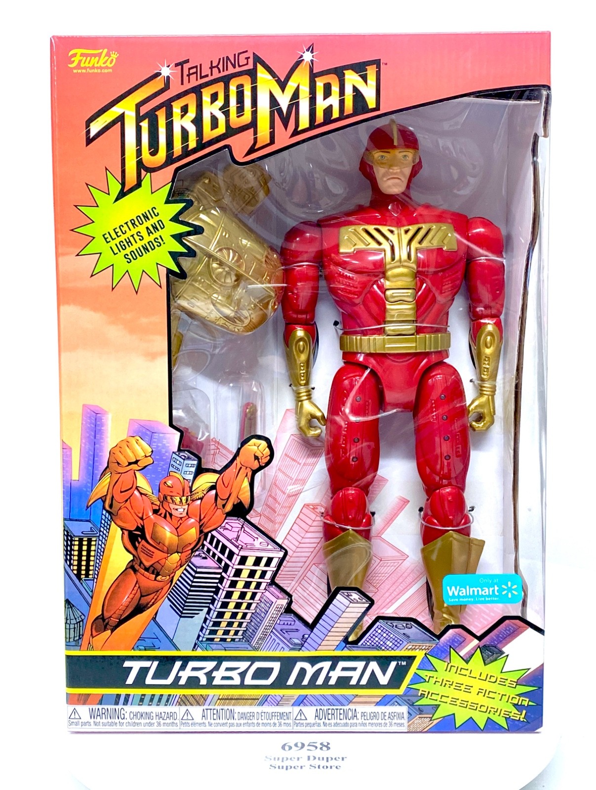 Jingle All The Way – Talking TURBO MAN- Walmart Exclusive – 2021 – Out of Print