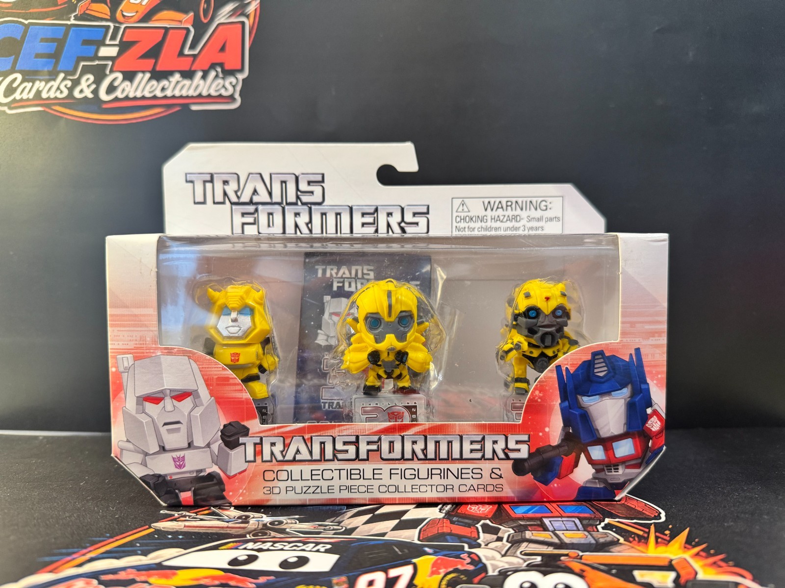 Transformers 30 year anniversary collectable mini figures & 3D puzzle – S2 3pk