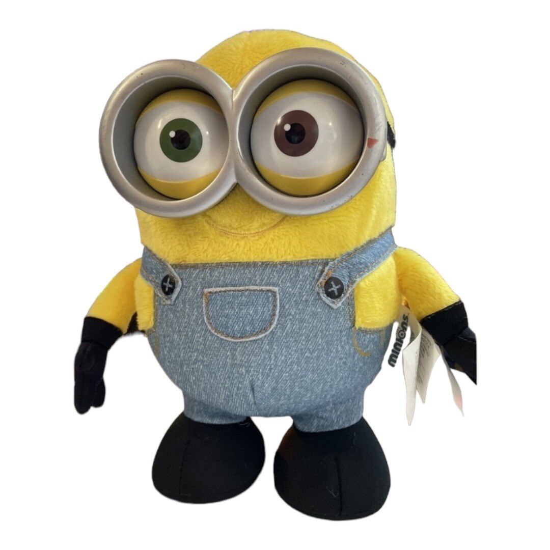 Minions Despicable Me Illumination Plush Bob Rise Of Gru Yellow Blue Goggles