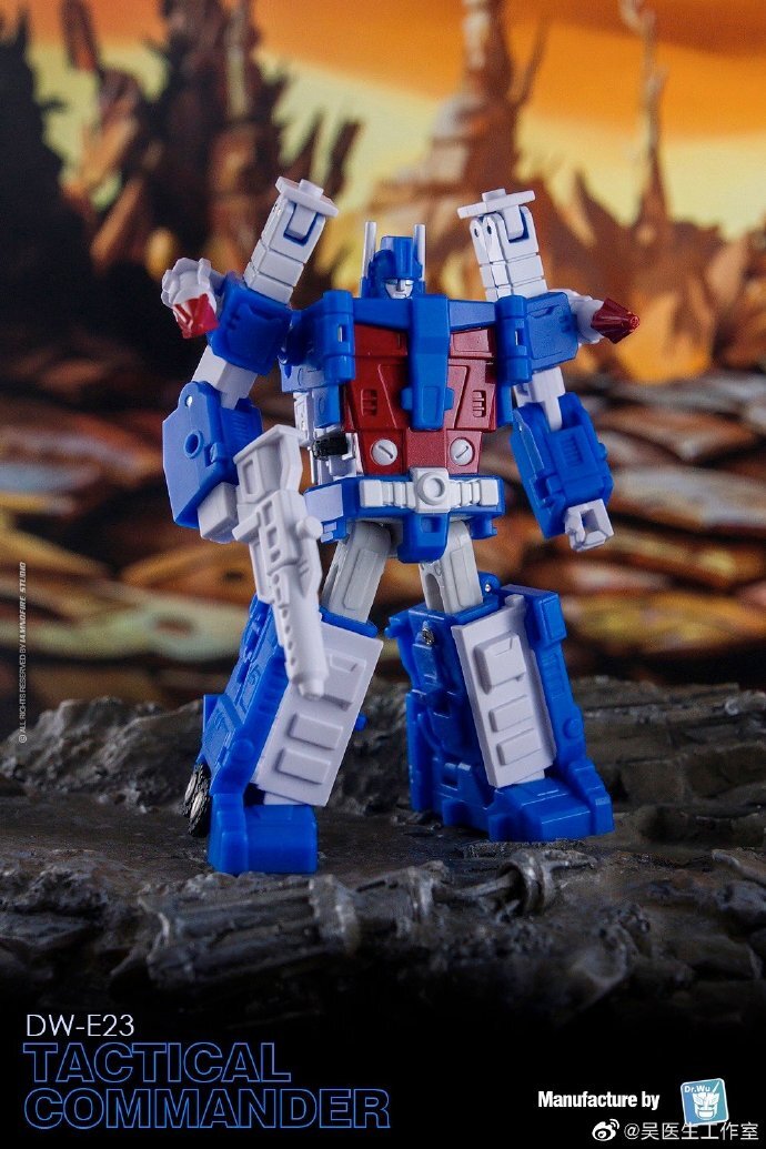 DR. WU DW-E23 Tactical Commander MINI Magnus E23T/E23D/E23B/E23P 6cm Figure