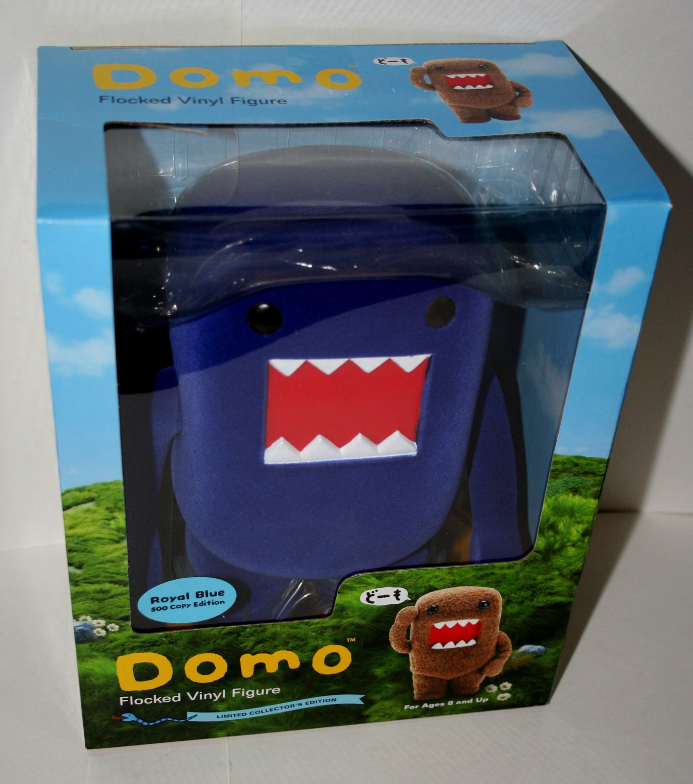 1998 Dark Horse Deluxe Royal Blue Flock Domo New Box Vinyl 8&Prime; Figure LE 500 NOS