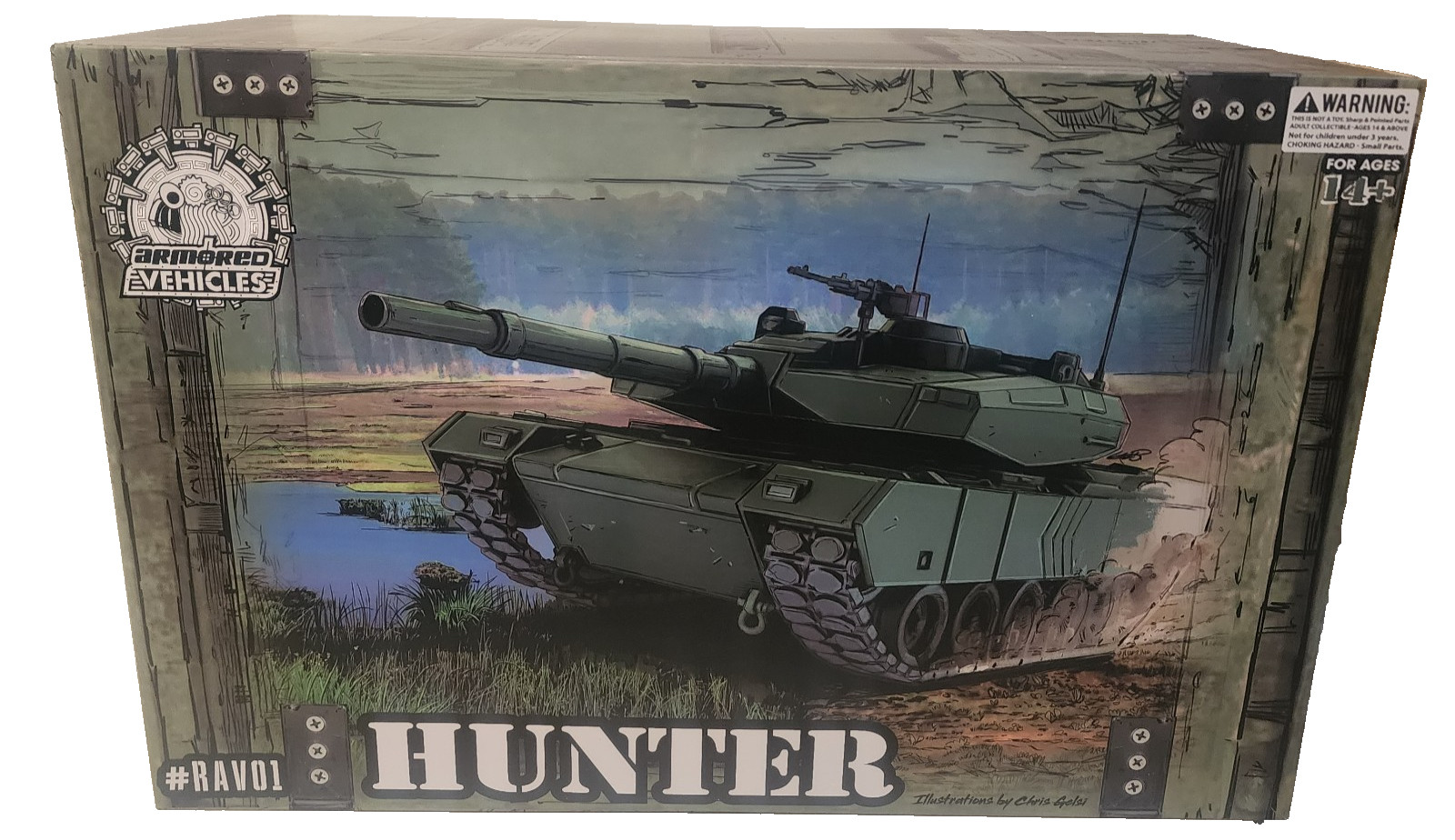 Ramen Toys RAV01 The HUNTER for G.I. Joe Classified Green Tank New!