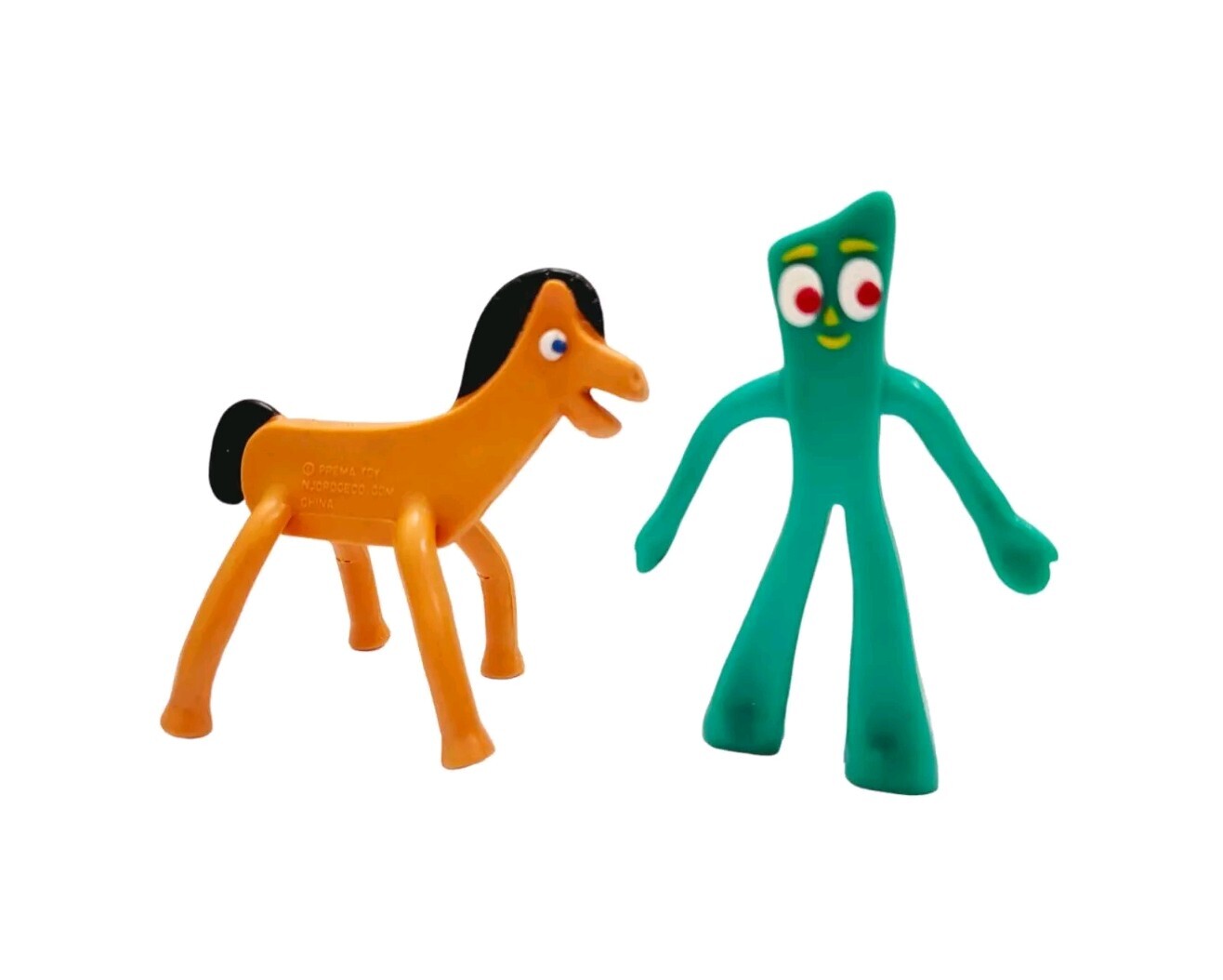 GUMBY & POKEY BENDABLE MINI FIGURES