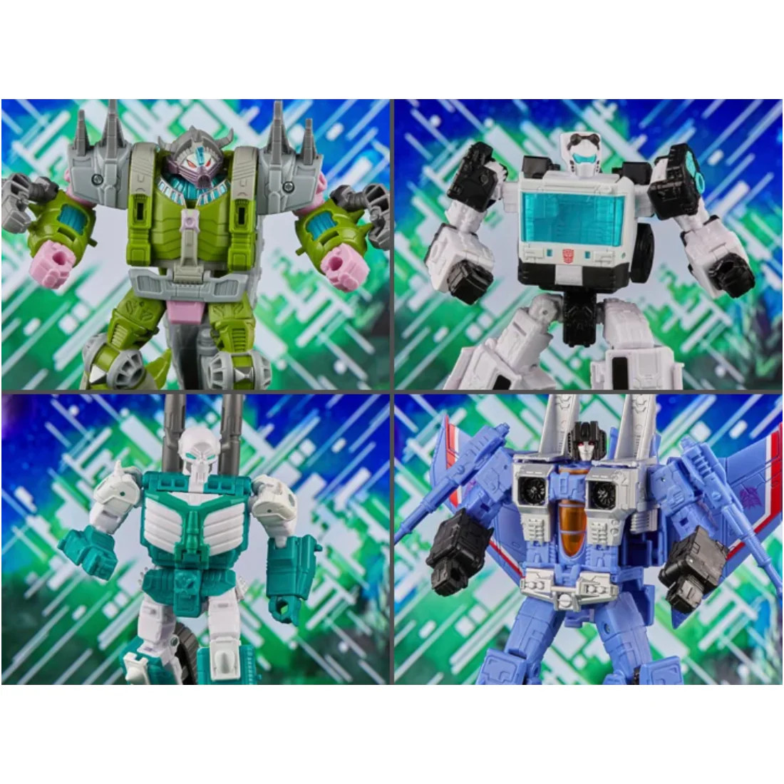 Transformers – Troop Builder Multipack Action Figure Set (Decepticon Seeker, Q