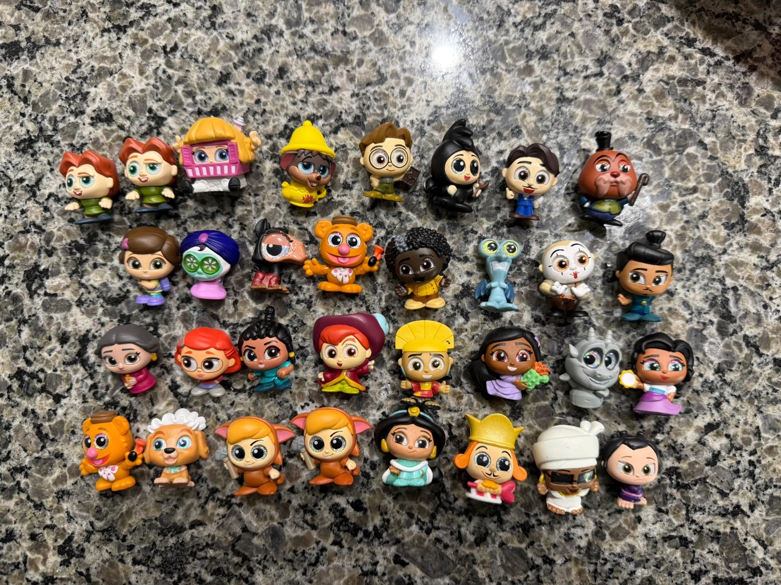 Disney Doorables Lot of 32 Mixed Series – Figures Only