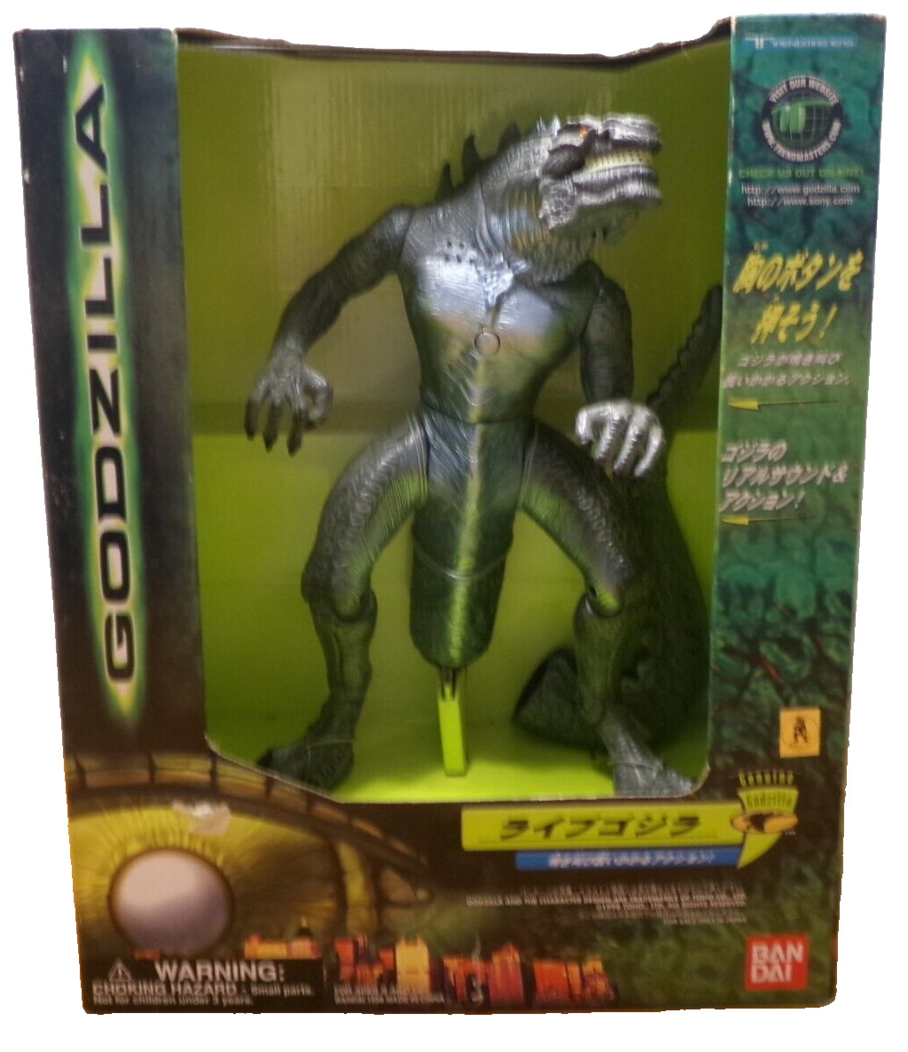 ORIGINAL 1998 JAPANESE VERSION GENUINE GODZILLA 12&Prime; BANDAI TOHO TRENDMASTERS