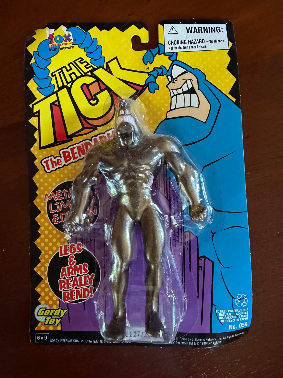 The Tick Action Figure Lot – Bendable – The Tick, Metallic, Fluttering Arthur