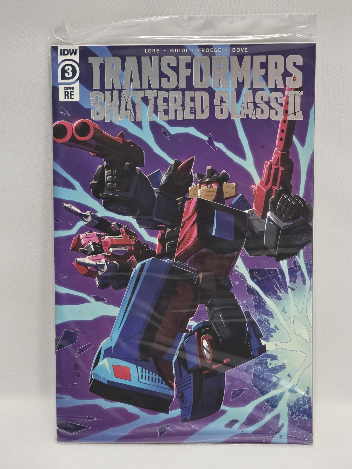 Transformers Shattered Glass SLICER & EXO-SUIT w/ Comic Book New Sealed