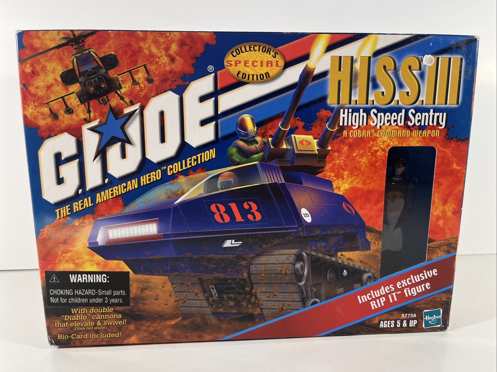 2000 GI Joe Special Collector&rsquo;s Edition HISS III High Speed Sentry Tank MIB