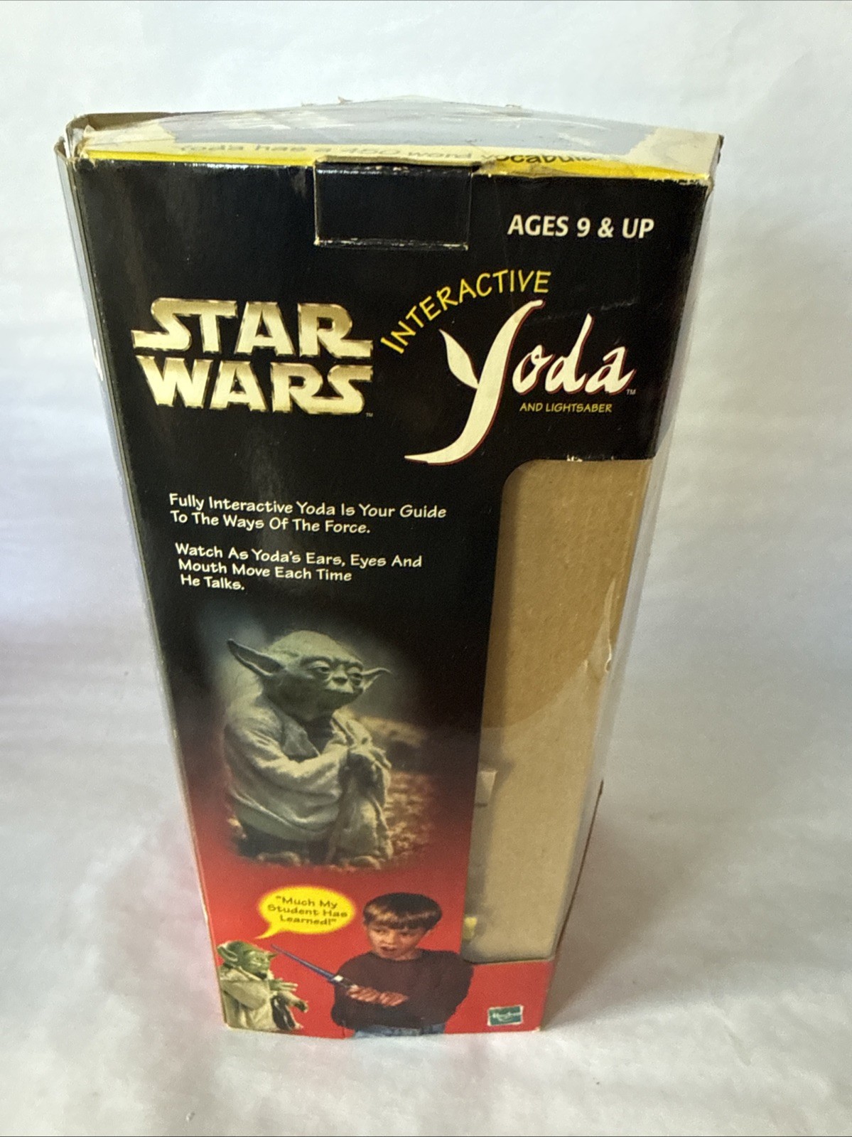 Hasbro Star Wars Interactive Yoda W/ Lightsaber 2000 Tiger Electronics Open Box