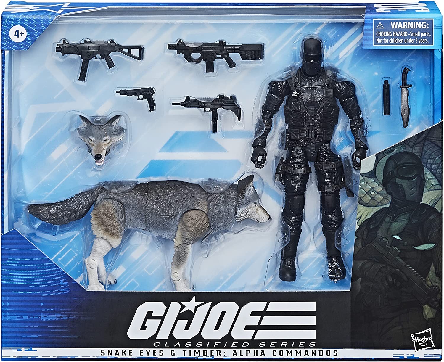 G.I. Joe Classified Series Alpha Commandos: Snake Eyes and Timber 6-Inch Action