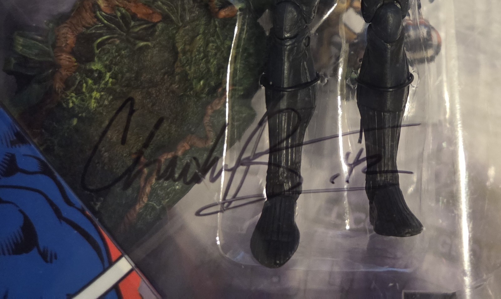 CHADWICK BOSEMAN – Marvel Select Black Panther figure signed autograph ACOA