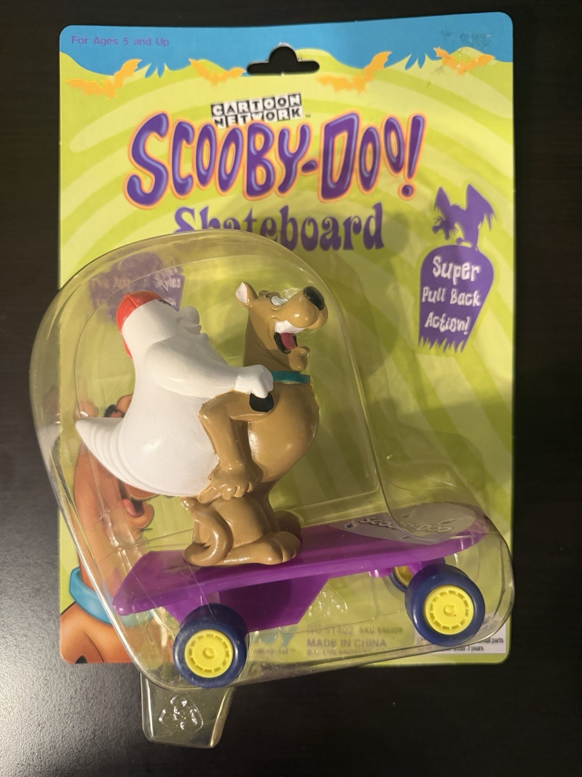 Scooby-Doo! Cartoon Networks Pullback Skateboards & BMX Lot Of 3 Boley 1998 New