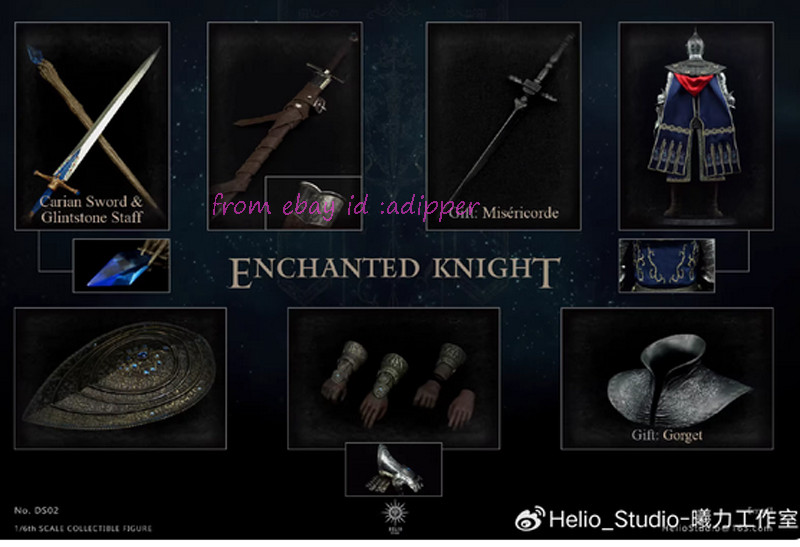 Perfect Helio Studio Ds02 1/6 Enchanted Knight Ds02 White Copper New Year Gift A