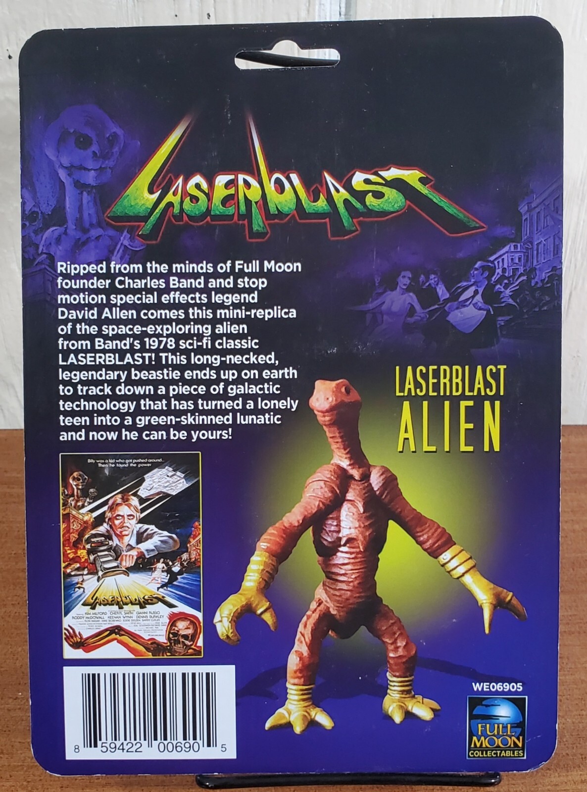Laserblast Alien 3&Prime; Action Figure Full Moon Collectibles Resealed Opened Box