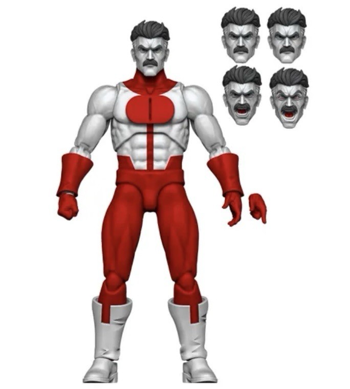 Omniman Armor Kit 1/12 Scale Unpainted Invincible Muff Toys Adam 6” Figure