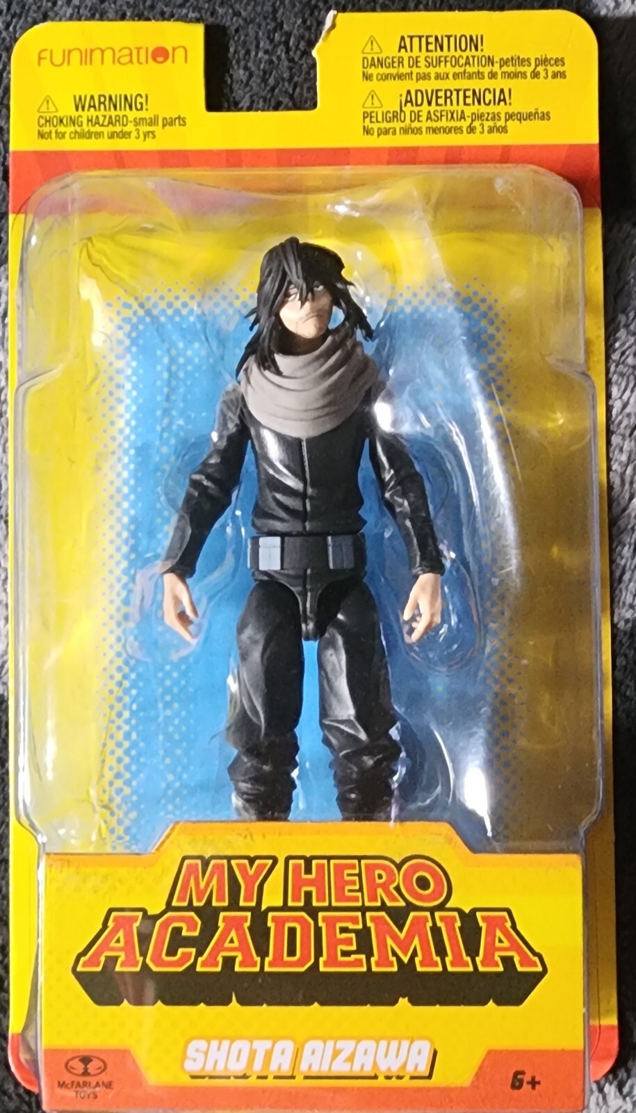 My Hero Academia Shota Aizawa 5&Prime; Action Figure McFarlane Toys New in Package