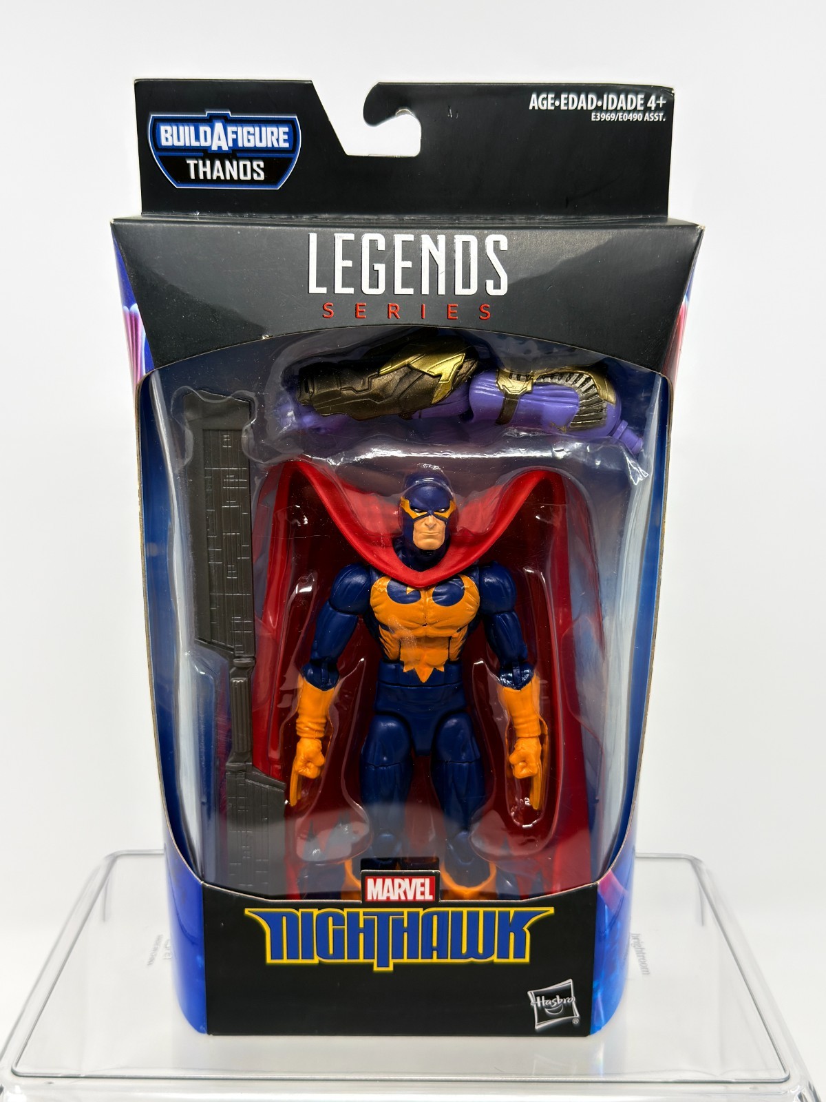 Nighthawk Thanos BAF Avengers Endgame Marvel Legends 6&Prime; Defenders Hasbro Figure
