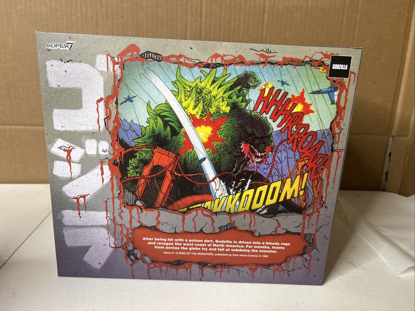 Super7 ULTIMATES GODZILLA THIRSTY FOR BLOOD SDCC 2023 Exclusive king of monsters